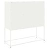 vidaXL Highboard Weiß 100,5x39x107 cm Stahl