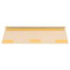 vidaXL Stufenmatten 15 Stk. 65x21x4 cm Hellbeige Rechteckiger Rand