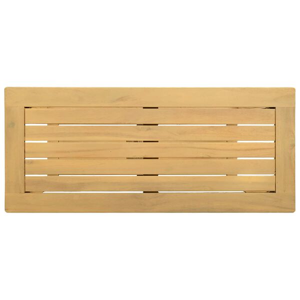 vidaXL Gartenkonsole Tisch Helles Akazienholz 80 x 35 x 75 cm