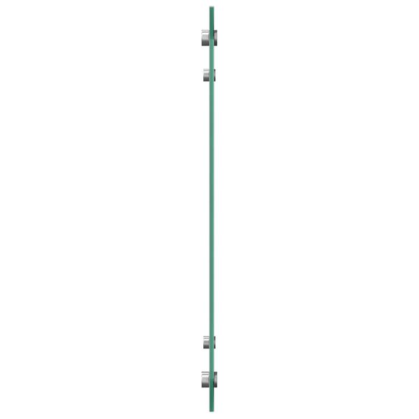 vidaXL K&uuml;chenr&uuml;ckwand Hellgrau 70 x 50 cm Geh&auml;rtetes Glas