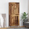 vidaXL Highboard 2 pcs Altholz Holzwerkstoff