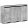 vidaXL Wandmontierter Schuhschrank ARNHEM 71 x 17 x 43 cm Betongrau