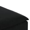 vidaXL Modulares Sofa Fu&szlig;hocker-Modul Schwarz 100x100x48 cm