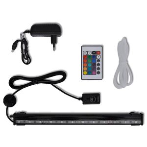LED Aquarium Unterwasser-Leuchte Bubble Lampe RGB 32 cm