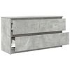 vidaXL TV-Schrank Betongrau 100x35x54 cm Holzwerkstoff