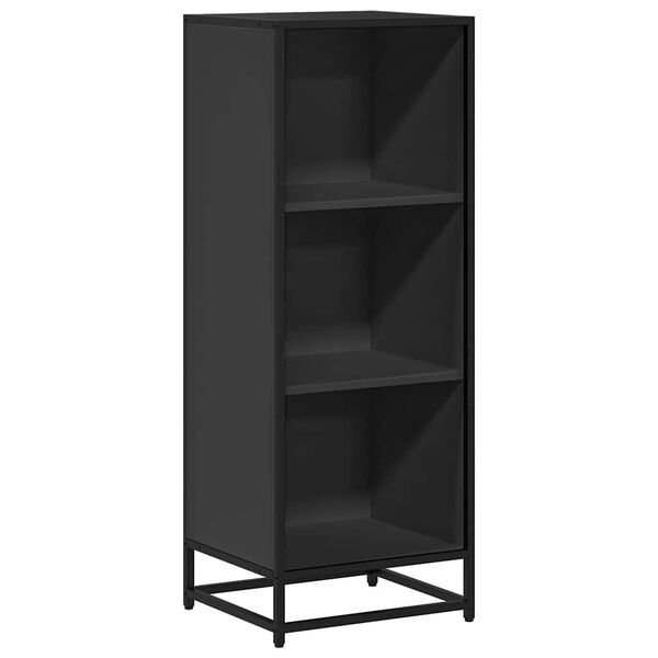 vidaXL B&uuml;cherregal Schwarz 40x35x107,5 cm Holzwerkstoff