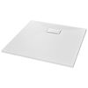 vidaXL Duschwanne SMC Weiß 80×80 cm