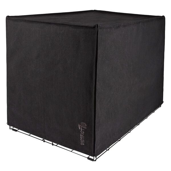 DISTRICT70 Hundebox-Abdeckung Dunkelgrau XL
