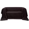 Micro-Suede Sofa&uuml;berwurf Tagesdecke Braun 140 x 210 cm