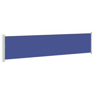 vidaXL Seitenmarkise Ausziehbar 140x600 cm Blau