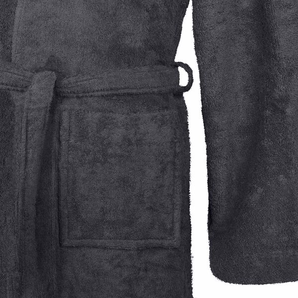 vidaXL Bademantel KINN Anthrazit L Baumwolle