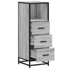 vidaXL Badschrank Grau Sonoma 35x37,5x100 cm Holzwerkstoff