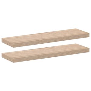vidaXL Schweberegale 2 Stk. 80x23,5x4 cm Holzwerkstoff