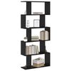 vidaXL B&uuml;cherregal Schwarz Eichen-Optik 70 x 24 x 161 cm Holzwerkstoff