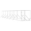 vidaXL Outdoor-Hundezwinger Silbern 2x14x2 m Verzinkter Stahl