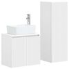 vidaXL Badezimmerm&ouml;bel-Set 2 stk. Wei&szlig; 33 x 34,5 x 100 cm