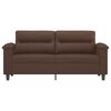 vidaXL 2-Sitzer-Sofa Braun 140 cm Kunstleder