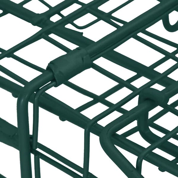 vidaXL Tierfalle Gr&uuml;n 61 x 20 x 21,5 cm Stahl