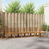 vidaXL Outdoor-Sofagarnitur 6 pcs Natur Massivholz Akazie