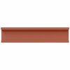 vidaXL Wandregal mit Regal 2 pcs Rot 40 x 9 x 3 cm Holzwerkstoff
