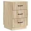 vidaXL Nachttisch Sonoma-Eiche 43 x 41 x 63,5 cm Holzwerkstoff