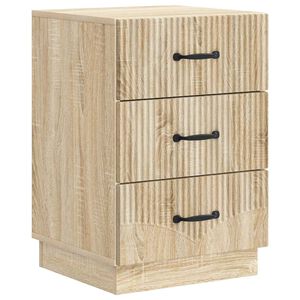 vidaXL Nachttisch Sonoma-Eiche 43 x 41 x 63,5 cm Holzwerkstoff