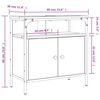 vidaXL Waschbeckenunterschrank Braun Eichen-Optik 60x30x60 cm