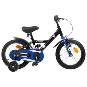 vidaXL Kinderfahrrad 12 Zoll f&uuml;r 2-4 Jahre alt Schwarz