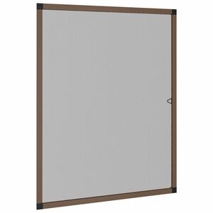 vidaXL Insektenschutz f&uuml;r Fenster Braun 120 x 140 cm