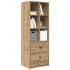vidaXL Highboard mit Schubladen Artisan-Eiche 45,5 x 34 x 127 cm