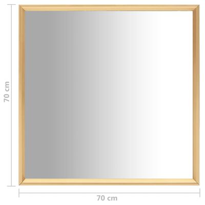 vidaXL Spiegel Golden 70x70 cm