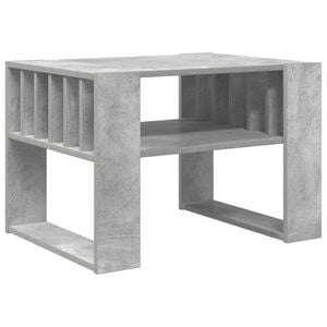 vidaXL Couchtisch Beton Grau 66 x 49,5 x 45 cm Holzwerkstoff