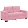 vidaXL | Sofa Set | 2 pcs Rosa 221 x 78 x 80 cm Samt