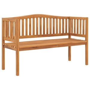 vidaXL Gartenbank 150 cm Massivholz Teak
