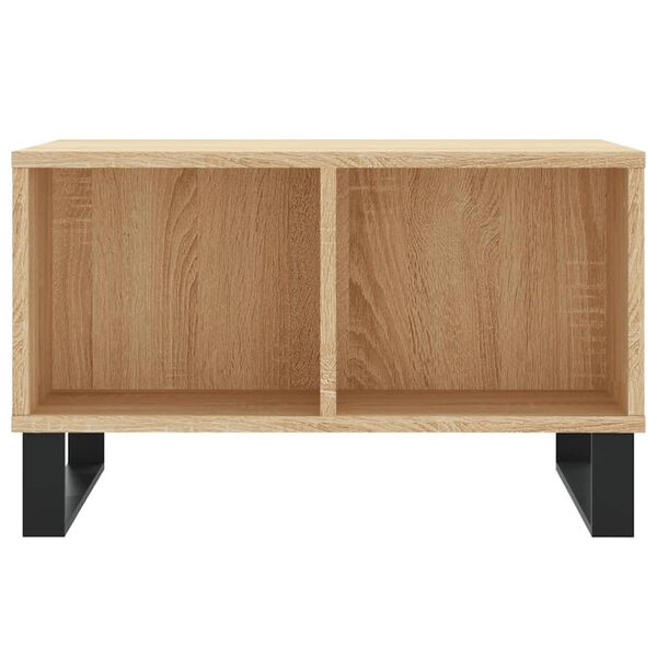 vidaXL Couchtisch Sonoma-Eiche 60x50x36,5 cm Holzwerkstoff