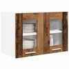 vidaXL H&auml;ngeschrank 2 pcs Altholz 60 x 31 x 40 cm Holzwerkstoff