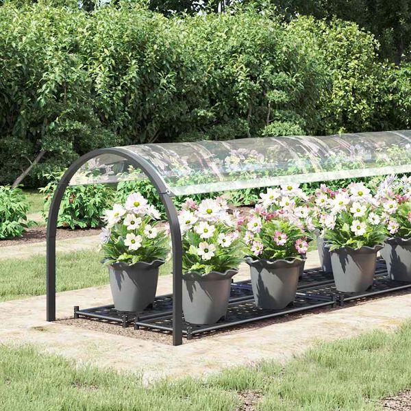 vidaXL Transparente Plane mit &Ouml;sen 1x5 m PVC