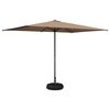 vidaXL Garten-Sonnenschirm 200 x 300 cm Polyester Rechtwinklig Taupe