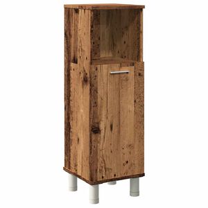 vidaXL Badschrank Altholz-Optik 30x30x95 cm Holzwerkstoff