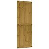 vidaXL Scheunent&uuml;r Corona Honigbraun 70 x 210 cm Massives Kiefernholz