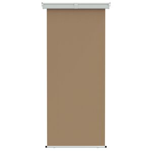 vidaXL Balkon Seitenmarkise 100% Polyester Eisen Stahl