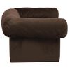 vidaXL Hundesofa mit Schublade Braun 75x50x38 cm Plüsch