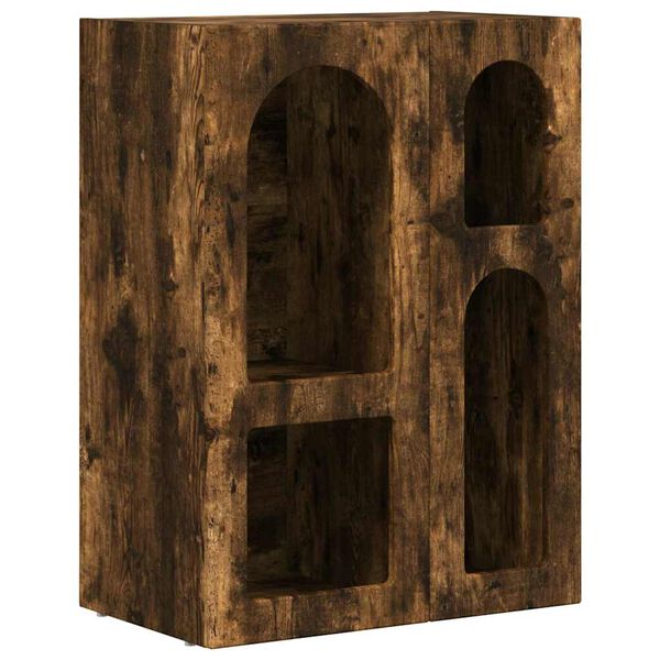 vidaXL Sideboard Ger&auml;ucherte Eiche 59 x 35 x 80,5 cm Holzwerkstoff