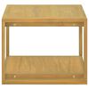 vidaXL Wand-Badschrank 60x45x35 cm Massivholz Teak