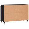 vidaXL Sideboard Schwarz 101,5x35x70 cm Holzwerkstoff