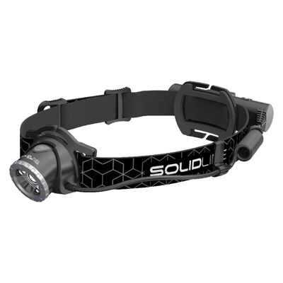 SOLIDLINE Akku-Stirnlampe LED SH6R 600 lm Rotlicht