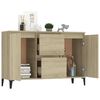 vidaXL Sideboard Sonoma-Eiche 102x35x70 cm Holzwerkstoff