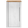 vidaXL Badezimmer-Wandschrank mit Regal FLORO Wei&szlig; 35 x 30 x 60 cm