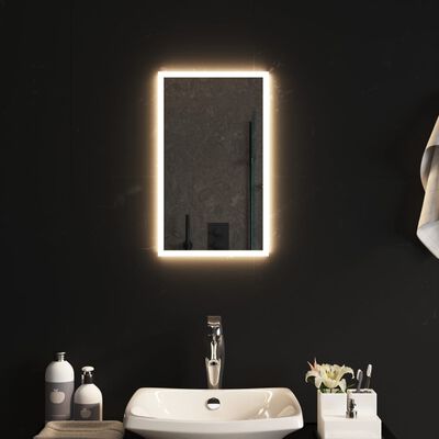 vidaXL LED-Badspiegel 30x50 cm