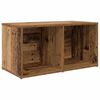 vidaXL TV-Schrankset Wandmontiert Braun 72 x 35 x 37 cm Holzwerkstoff